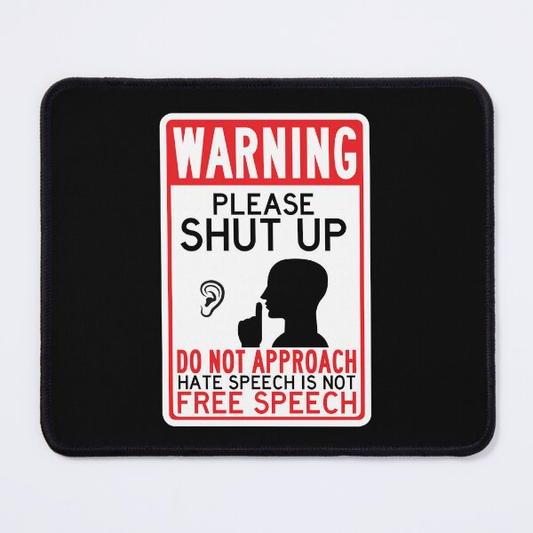 Item preview, hate speech is not free speech designed and sold by remerasnerdas.