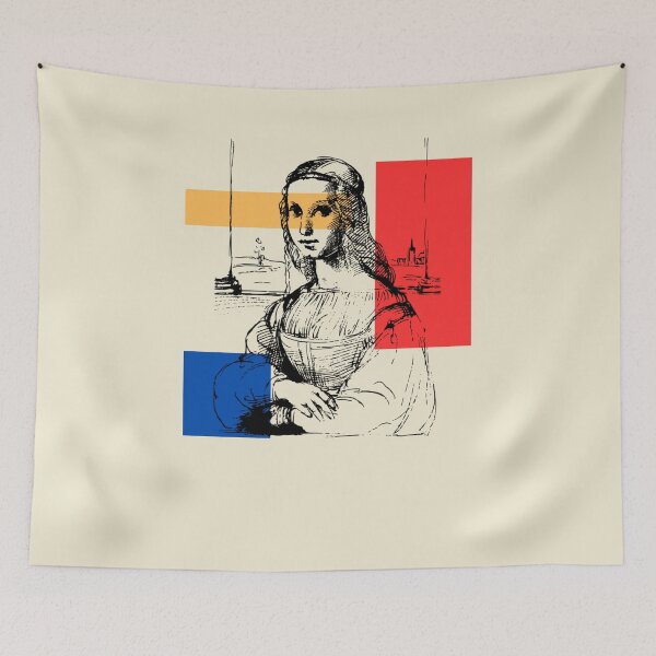 Item preview, Abstract Primary Color Block Graphic Sketch Art designed and sold by samahl_l.