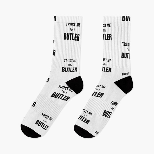 Item preview, Trust Me I'm a Butler (Black) designed and sold by ShipCrewNation.