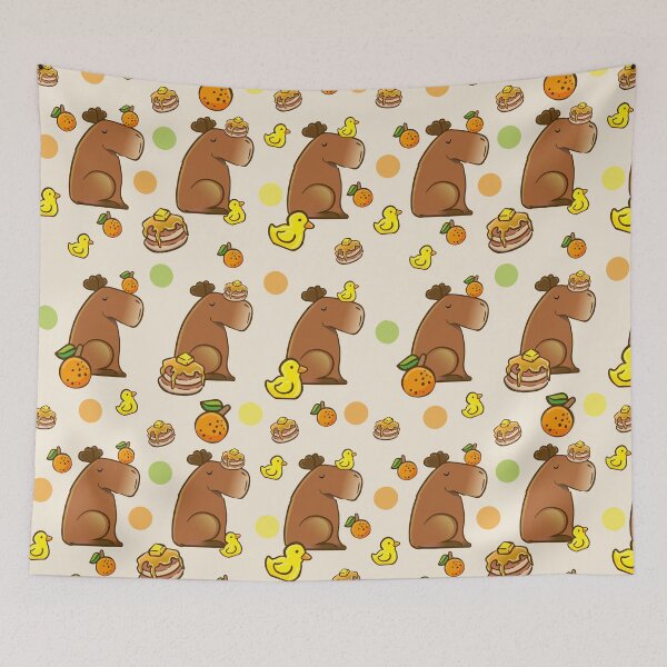 Item preview, Capybara trio pattern designed and sold by Konopikyu.