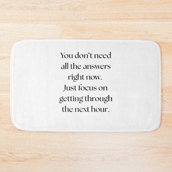 Item preview, Inspirational Mental Health Typography Art designed and sold by andreavlad.