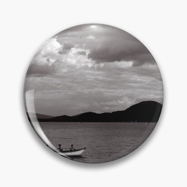 Item preview, White Rowboat Under Stormy Sky designed and sold by Wayne King.