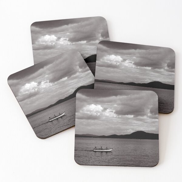 Item preview, White Rowboat Under Stormy Sky designed and sold by Wayne King.