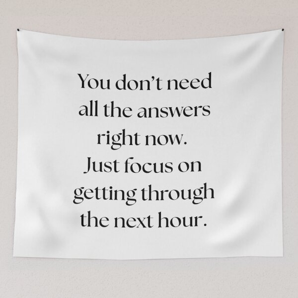 Item preview, Inspirational Mental Health Typography Art designed and sold by andreavlad.