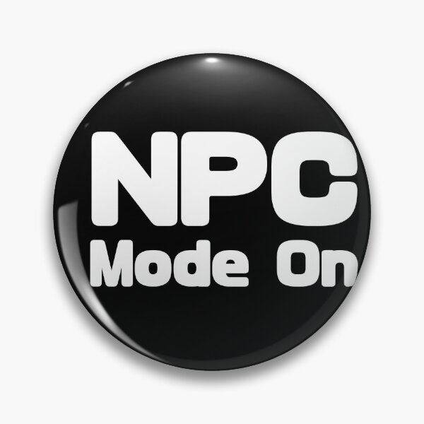 Item preview, NPC Mode On – Retro Gamer Meme T-Shirt | Funny Pixel Gaming Design designed and sold by DefektivPerfect.