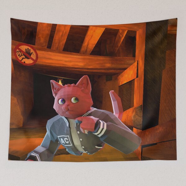 Item preview, Red Cat in Cave VR Gamer Gifts designed and sold by SkippysWorkshop.