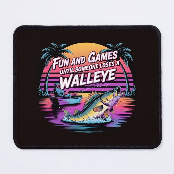 Item preview, Fun And Games Until Someone Loses A Walleye t-shirt Funny Fishing Boat designed and sold by Redgiant87x.