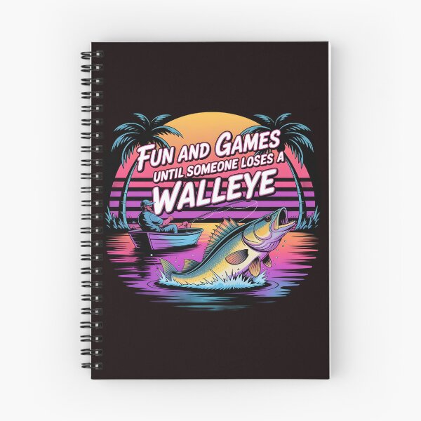 Item preview, Fun And Games Until Someone Loses A Walleye t-shirt Funny Fishing Boat designed and sold by Redgiant87x.