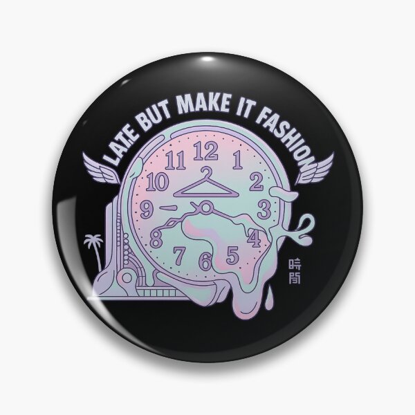 Item preview, Late But Make It Fashion – Aesthetic Melting Clock Cute Time Design designed and sold by MartBook.