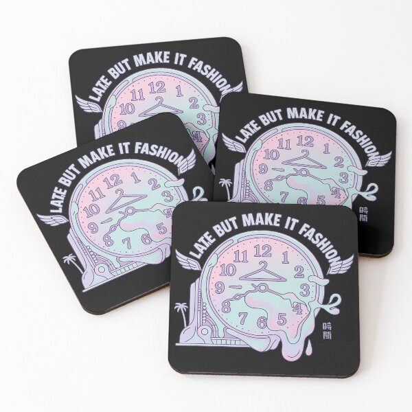 Item preview, Late But Make It Fashion – Aesthetic Melting Clock Cute Time Design designed and sold by MartBook.
