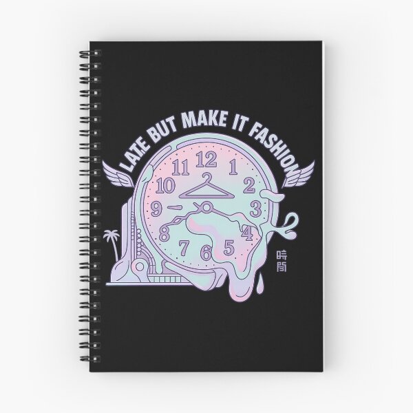 Item preview, Late But Make It Fashion – Aesthetic Melting Clock Cute Time Design designed and sold by MartBook.