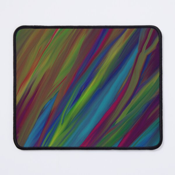 Item preview, Green Auroras Abstract Expressionist Lines designed and sold by Mjessutienda.