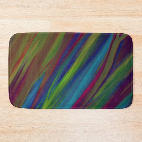 Item preview, Green Auroras Abstract Expressionist Lines designed and sold by Mjessutienda.