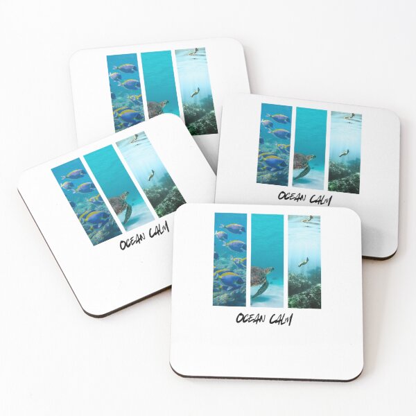 Item preview, Ocean Calm – Modern Coastal Ocean Life Design designed and sold by ekemarket.