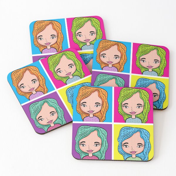 Item preview, Cute cartoon style girls  designed and sold by nora8820.