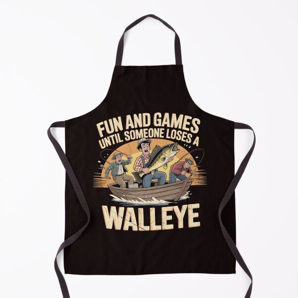 Item preview, Fun And Games Until Someone Loses A Walleye t-shirt for Funny Fisherman Humor designed and sold by Redgiant87x.