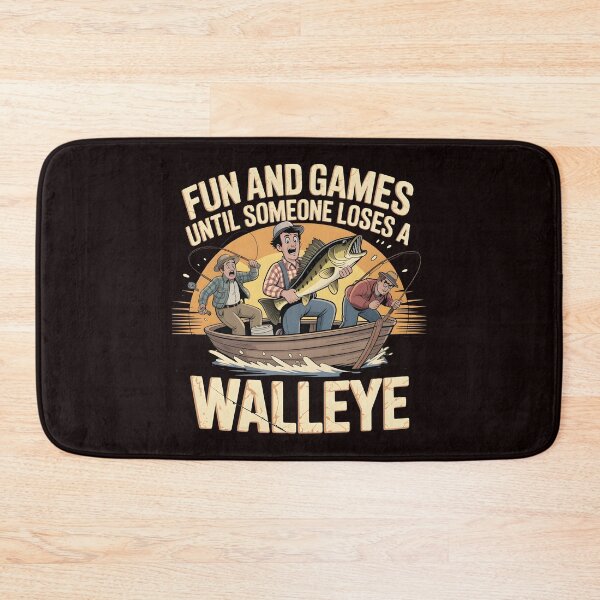 Item preview, Fun And Games Until Someone Loses A Walleye t-shirt for Funny Fisherman Humor designed and sold by Redgiant87x.