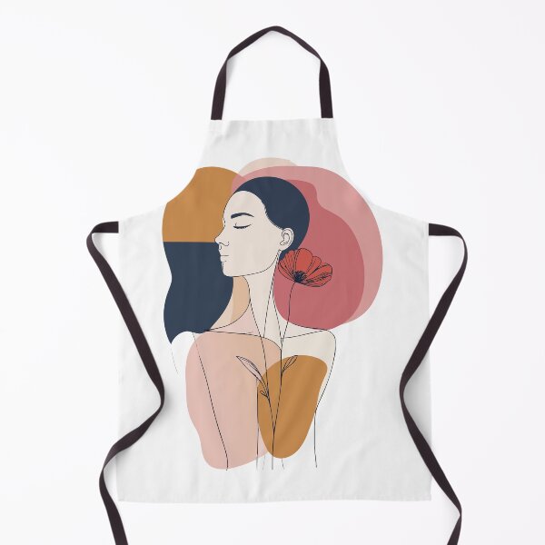 Item preview, Minimalist Side Profile Woman with Poppy Print - Abstract Boho Dusty Rose Botanical Wall Art designed and sold by BestChoiceService.