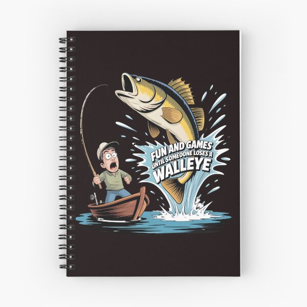 Item preview, Fun And Games Until Someone Loses A Walleye t-shirt Funny Boat Fishing Graphic designed and sold by Redgiant87x.