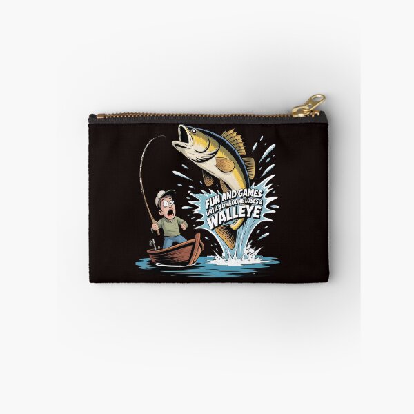 Item preview, Fun And Games Until Someone Loses A Walleye t-shirt Funny Boat Fishing Graphic designed and sold by Redgiant87x.