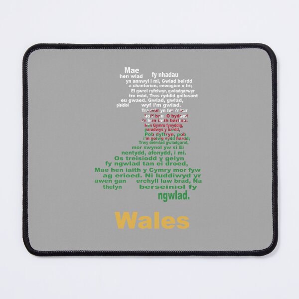 Item preview, Wales Anthem Flag and Map – Celtic Pride Heritage Design designed and sold by JR78.