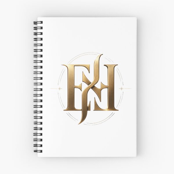Item preview, Luxury Gold EH Monogram on Black Background | Elegant Premium Initials Logo designed and sold by Joyfulfabric.