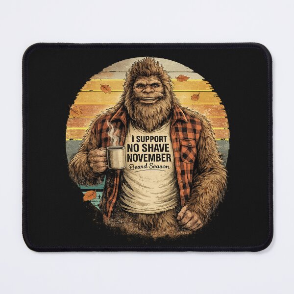 Item preview, Bigfoot Funny Beard Season I Support No Shave November -  designed and sold by tamdevo1.