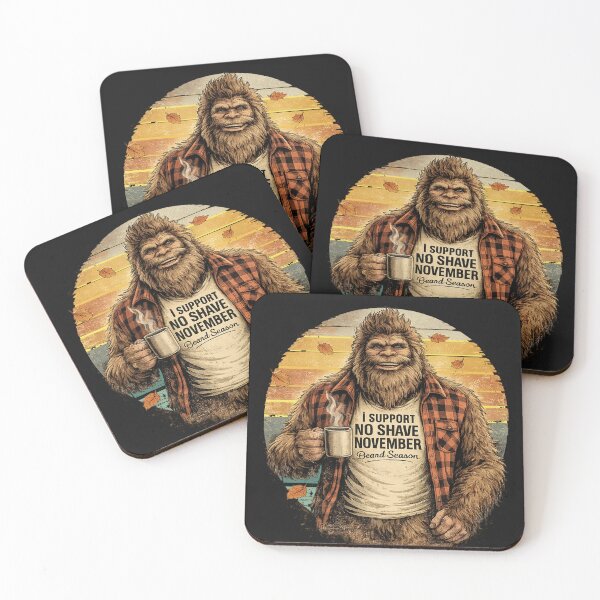 Item preview, Bigfoot Funny Beard Season I Support No Shave November -  designed and sold by tamdevo1.