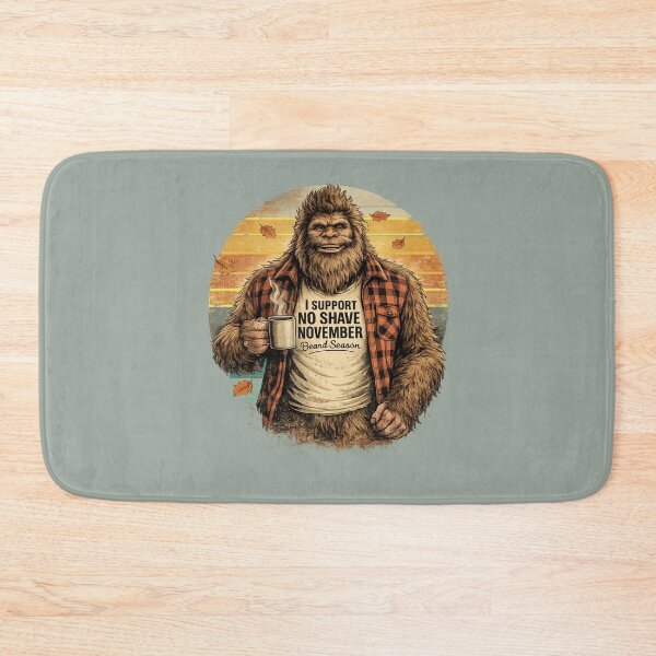 Item preview, Bigfoot Funny Beard Season I Support No Shave November -  designed and sold by tamdevo1.