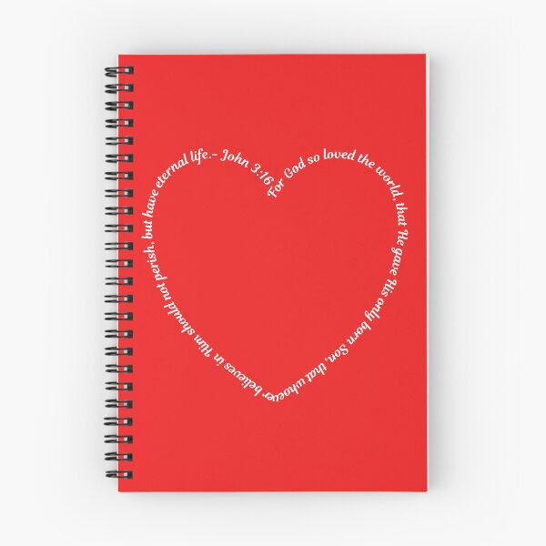 Item preview, John 3:16 Heart designed and sold by WordsAlive.