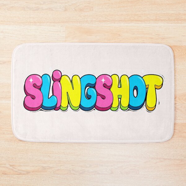 Item preview, Kiteboarding SLINGSHOT Bold Colorful Bubble Letter Graffiti Art designed and sold by ExploreAura Studio.