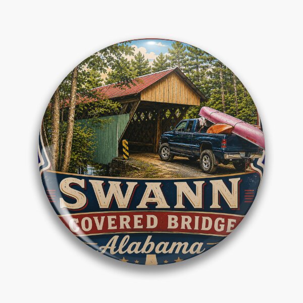Item preview, Swann Covered Bridge sticker designed and sold by gotucoveredart.