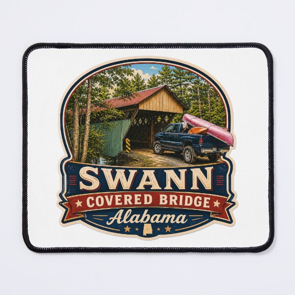 Item preview, Swann Covered Bridge sticker designed and sold by gotucoveredart.