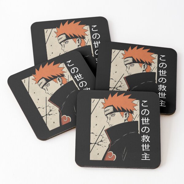 Item preview, Pain Akatsuki Retro Kanji - Anime Vintage Silhouette designed and sold by Sabia Creative Lab.