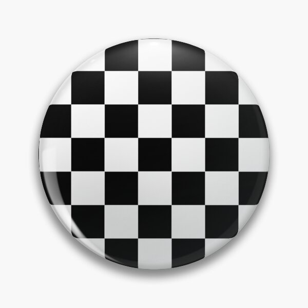 Item preview, black and white checkerboard pattern designed and sold by Suunart.