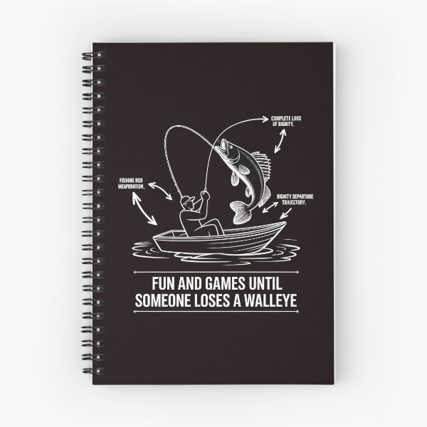 Item preview, Fun And Games Until Someone Loses A Walleye t-shirt Funny Angler Boat designed and sold by Redgiant87x.