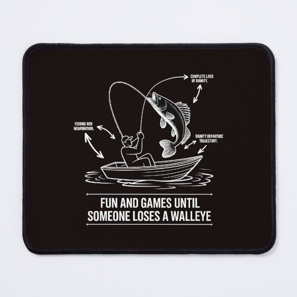 Item preview, Fun And Games Until Someone Loses A Walleye t-shirt Funny Angler Boat designed and sold by Redgiant87x.