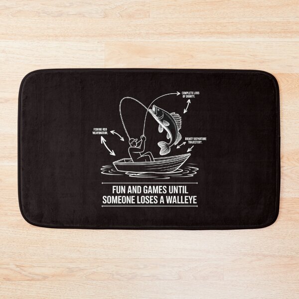Item preview, Fun And Games Until Someone Loses A Walleye t-shirt Funny Angler Boat designed and sold by Redgiant87x.