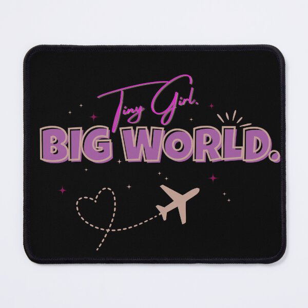 Item preview, Tiny Girl Big World Tank Top designed and sold by Compassolo.