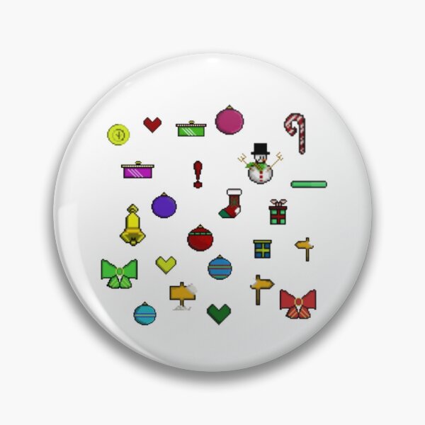 Artikelvorschau, Weihnachtsdekorationen Pixel-Art-Aufkleberbogen entworfen und verkauft von RetroRlx.