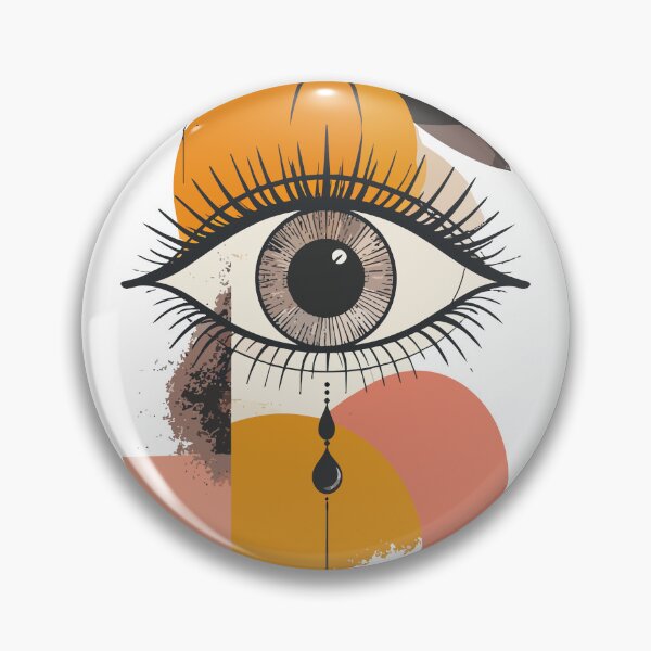 Item preview, Mystic All Seeing Eye Boho Print - Abstract Terracotta Celestial Evil Eye Modern Wall Art designed and sold by BestChoiceService.