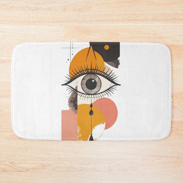 Item preview, Mystic All Seeing Eye Boho Print - Abstract Terracotta Celestial Evil Eye Modern Wall Art designed and sold by BestChoiceService.