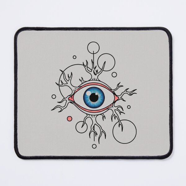 Item preview, Minimalist Surreal Eye Weirdcore Vector Art designed and sold by MarVan-Prints.