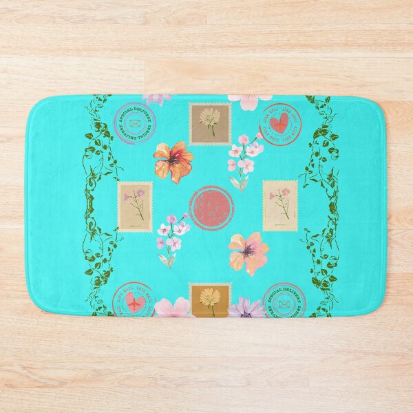 Item preview, Flower Stamp Collage Garden designed and sold by HoppingCreation.