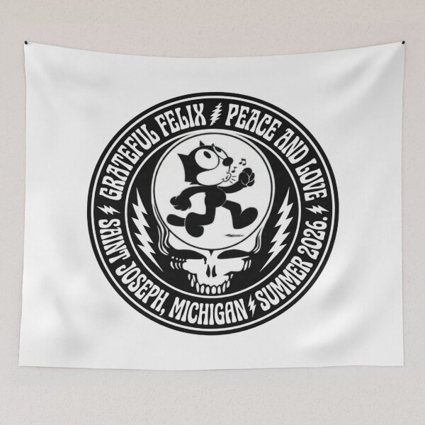Item preview, GRATEFUL FELIX  A HAPPY CAT IN SAINT JOSEPH MICHIGAN designed and sold by V3GFX.
