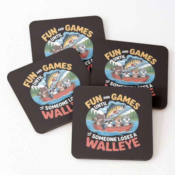 Item preview, Fun And Games Until Someone Loses A Walleye t-shirt Funny Walleye Boat designed and sold by Redgiant87x.