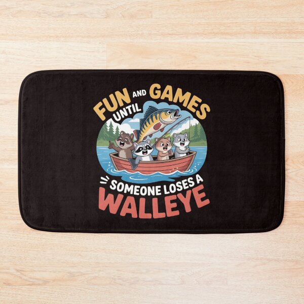 Item preview, Fun And Games Until Someone Loses A Walleye t-shirt Funny Walleye Boat designed and sold by Redgiant87x.