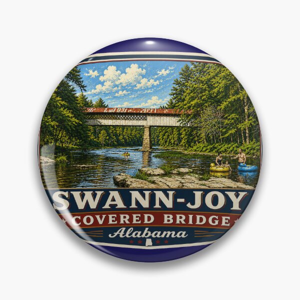 Item preview, Swann-Joy Covered Bridge sticker designed and sold by gotucoveredart.
