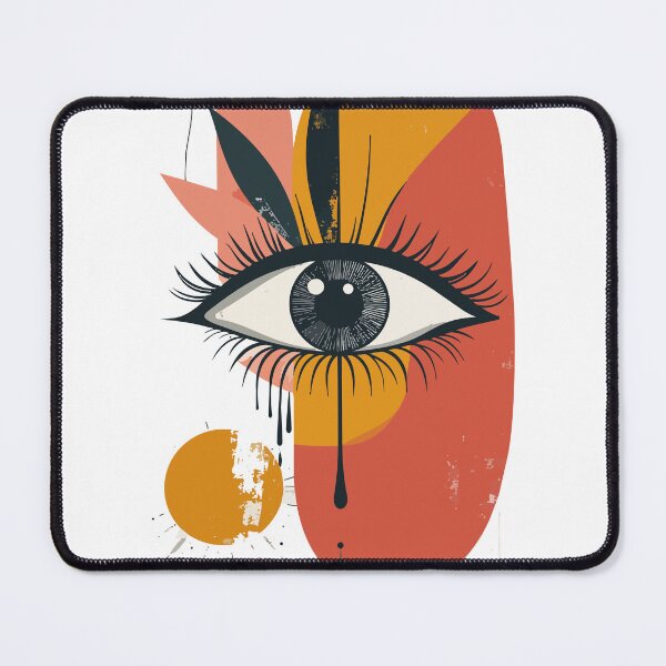 Item preview, Mystic All Seeing Cosmic Eye Print - Abstract Terracotta Evil Eye Talisman Boho Wall Art designed and sold by BestChoiceService.