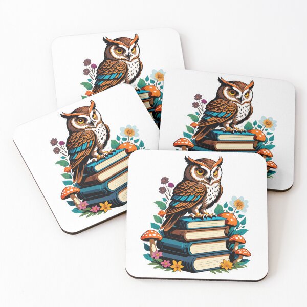 Item preview, Whimsical Detective Kiwi & Wise Storybook Owl Art Print designed and sold by tim tal.